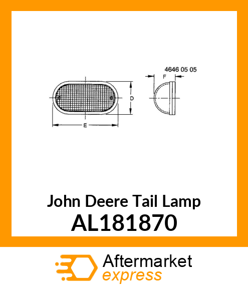 TAIL LAMP, TAIL LIGHT, LH AL181870