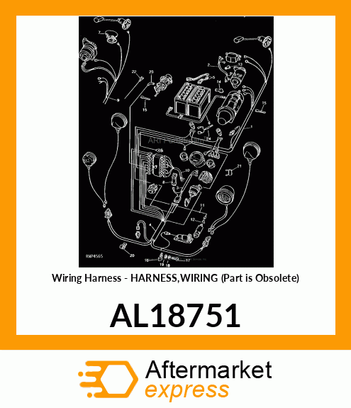 Wiring Harness - HARNESS,WIRING (Part is Obsolete) AL18751