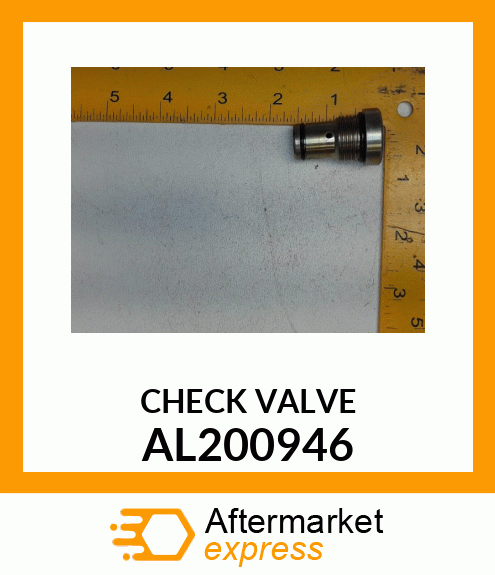 CHECK VALVE, AL200946