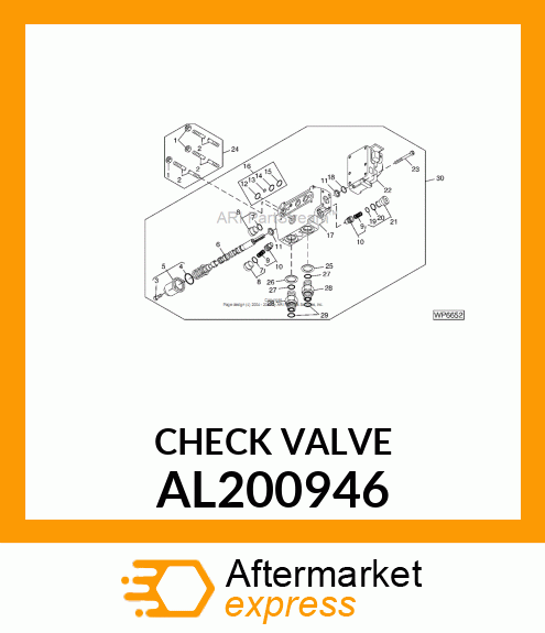 CHECK VALVE, AL200946