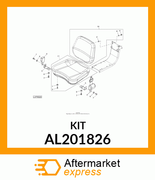 SEAT BELT DRIVER SEAT AL201826