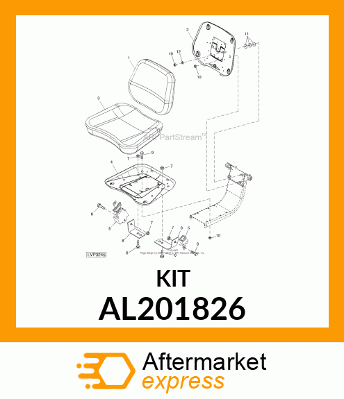 SEAT BELT DRIVER SEAT AL201826