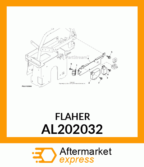 FLASHER, WARNING FLASHER , ELECTR AL202032