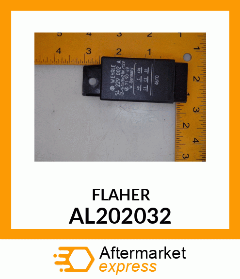 FLASHER, WARNING FLASHER , ELECTR AL202032