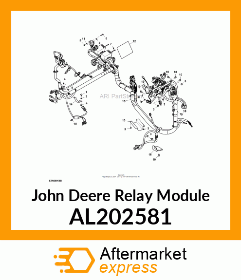 RELAY MODULE, WARNING FLASHER, SEAL AL202581