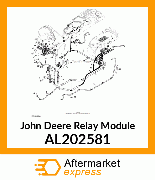 RELAY MODULE, WARNING FLASHER, SEAL AL202581