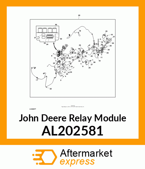 RELAY MODULE, WARNING FLASHER, SEAL AL202581