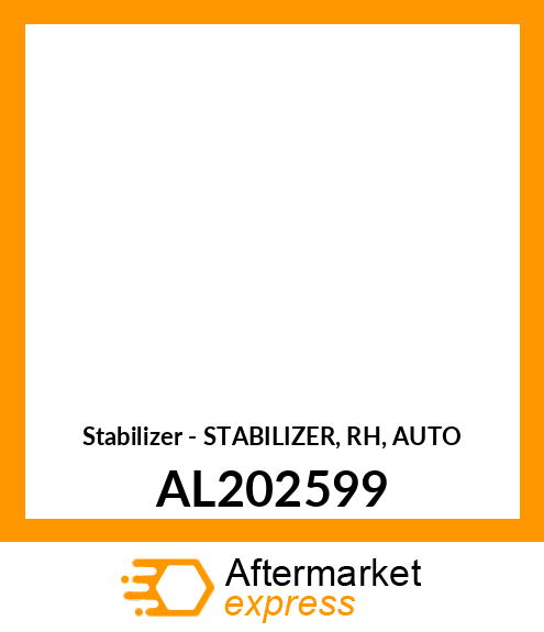 Stabilizer - STABILIZER, RH, AUTO AL202599