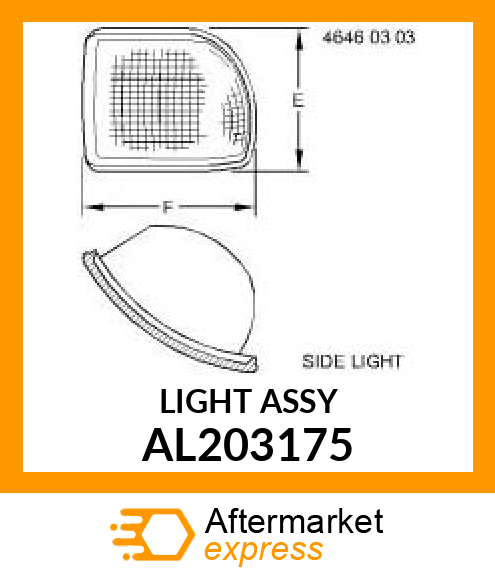 LAMP, CORNER LIGHT, LH AL203175