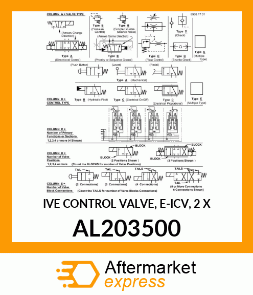 SELECTIVE CONTROL VALVE, E AL203500