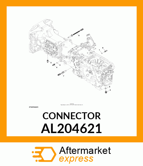 SENSOR, MAGNETIC PICK UP AL204621