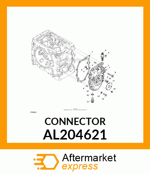 SENSOR, MAGNETIC PICK UP AL204621