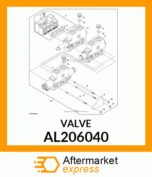 SELECTIVE CONTROL VALVE, ICV BUCKET AL206040