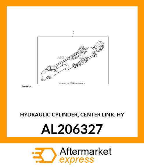 HYDRAULIC CYLINDER, CENTER LINK, HY AL206327