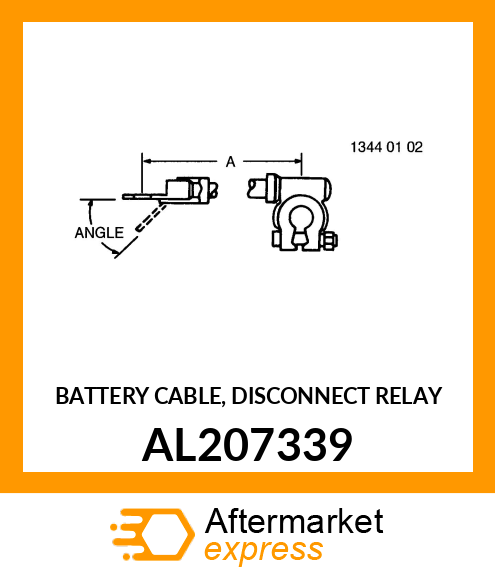 BATTERY CABLE, DISCONNECT RELAY AL207339