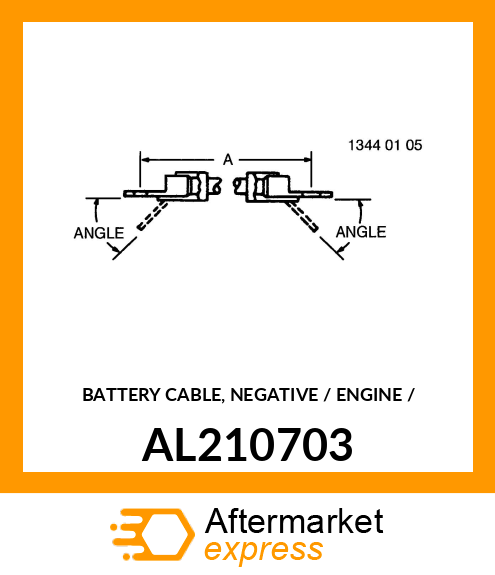 BATTERY CABLE, NEGATIVE / ENGINE / AL210703