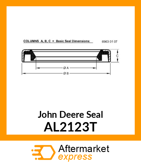 SEAL, OIL AL2123T