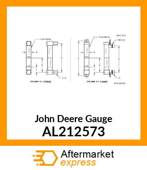 GAUGE, SIGHT GAUGE ASSY. FOR INDICA AL212573