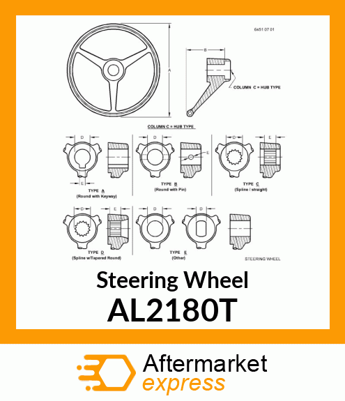 Steering Wheel AL2180T