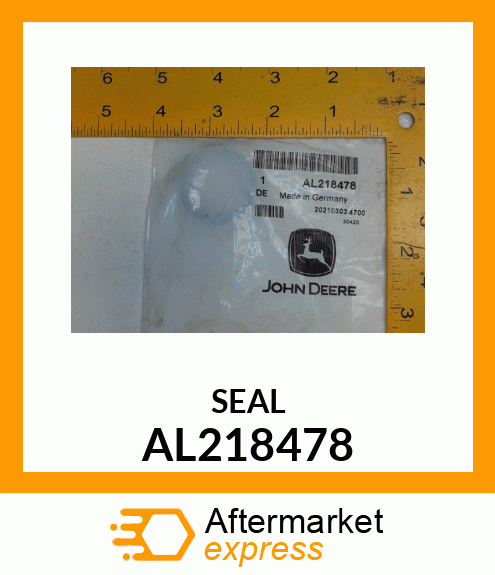 Seal - SEAL, OIL, DUAL LIP AL218478