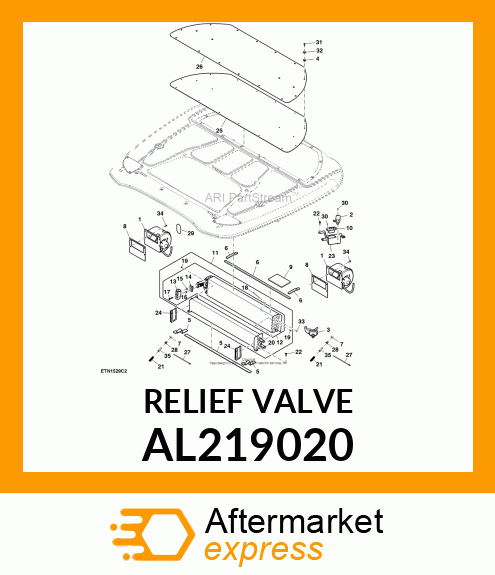 PRESSURE RELIEF VALVE, VALVE,EXPANS AL219020