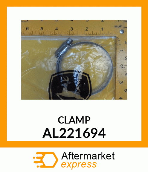 Clamp - CLAMP, BAND, POWERGEAR, SAE SIZE 33 AL221694