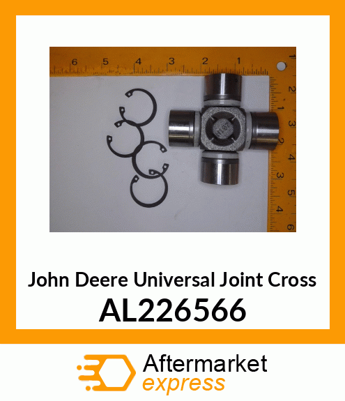 Universal Joint Cross - UNIVERSAL JOINT CROSS, BEARING CAP AL226566