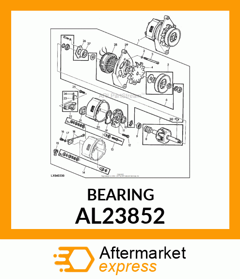 Bearing - BEARING AL23852