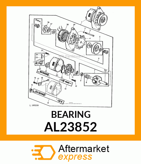 Bearing - BEARING AL23852