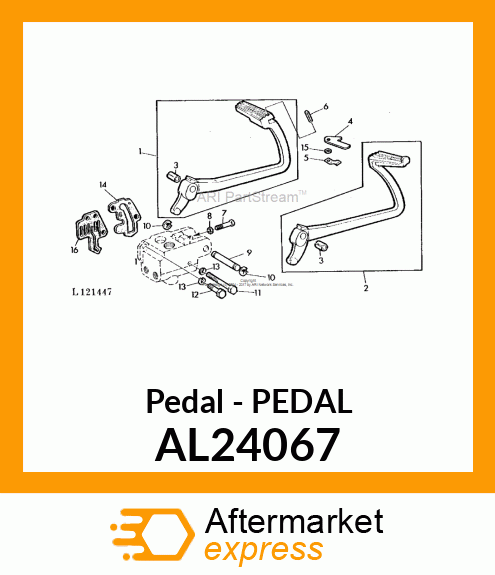 Pedal AL24067