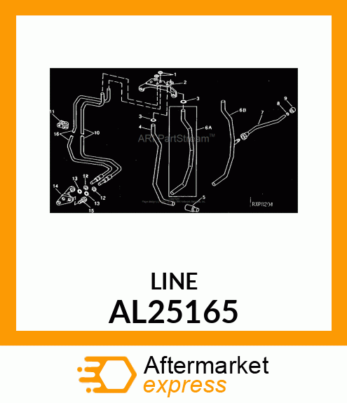 LINE, OIL ASSEMBLY AL25165