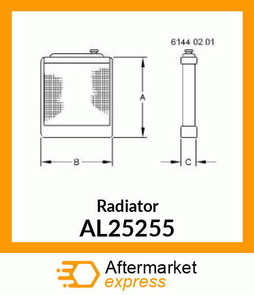 RADIATOR AL25255