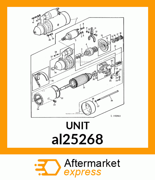 STARTER RELAIS KIT HIGH BARRIER al25268