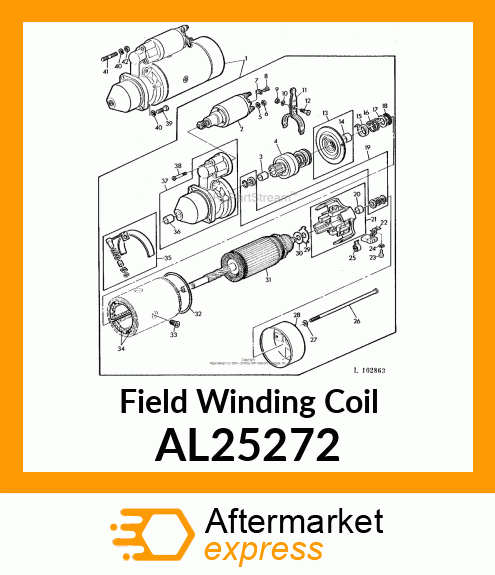 Field Winding Coil AL25272