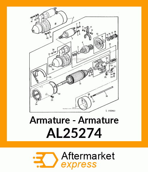 Armature - Armature AL25274