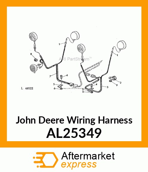 WIRING HARNESS , ASSY. AL25349