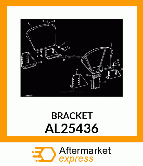 Bracket - BRACKET AL25436