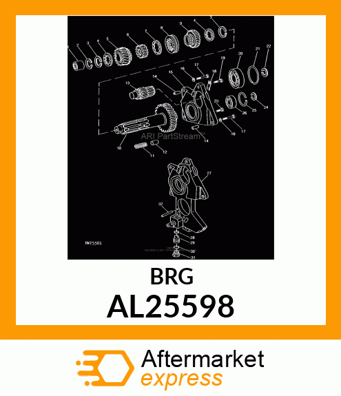 NEEDLE BEARING AL25598