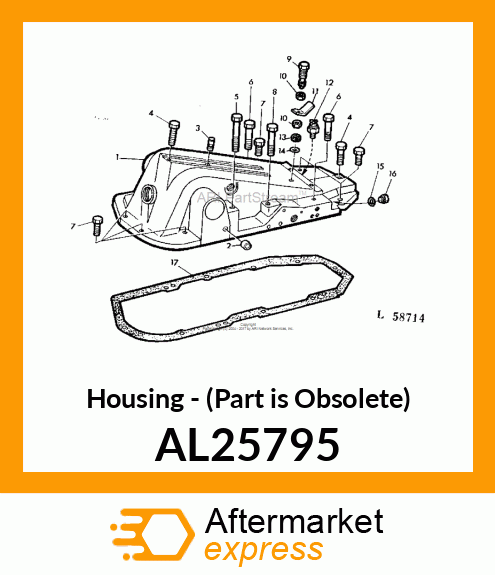 Housing - (Part is Obsolete) AL25795