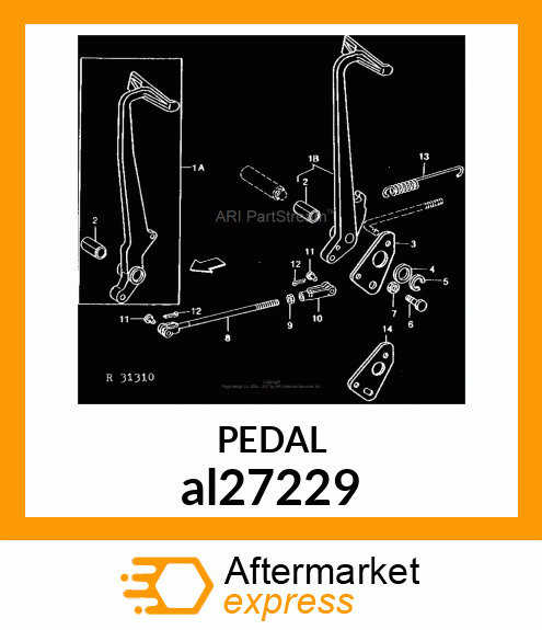 PEDAL al27229