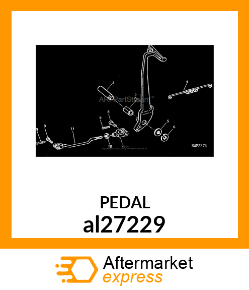 PEDAL al27229