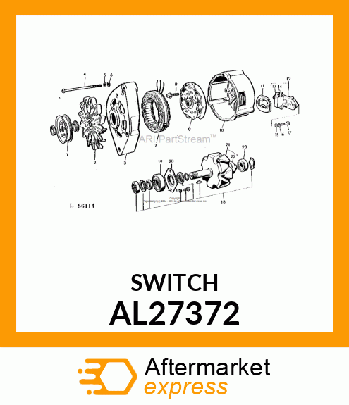 CARBON BRUSH HOLDER AL27372