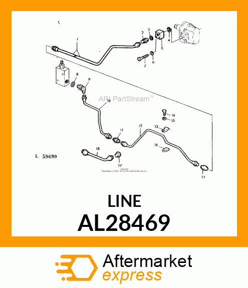 OIL LINE AL28469