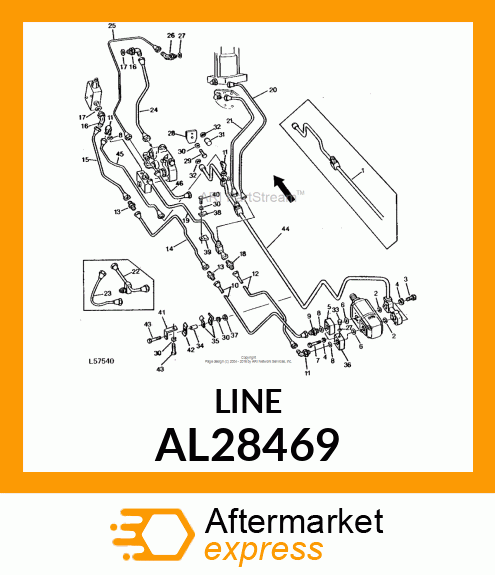 OIL LINE AL28469