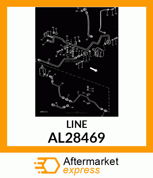 OIL LINE AL28469