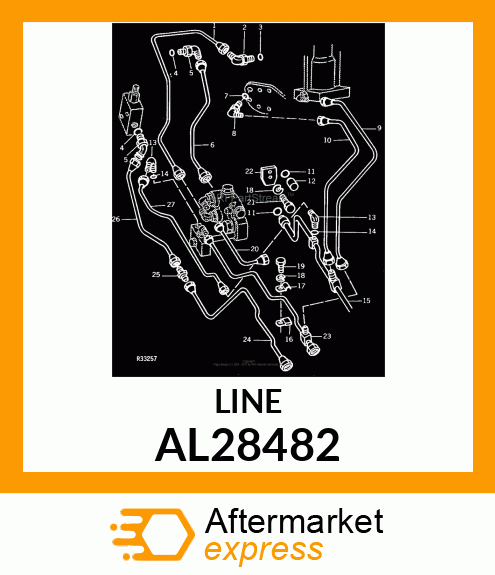 OIL LINE AL28482