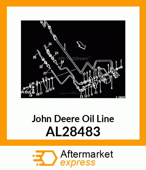 OIL LINE AL28483