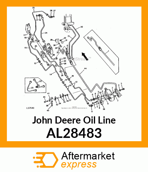 OIL LINE AL28483