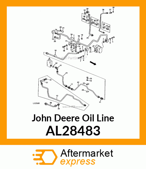 OIL LINE AL28483