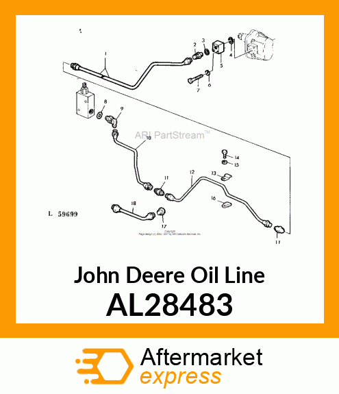 OIL LINE AL28483